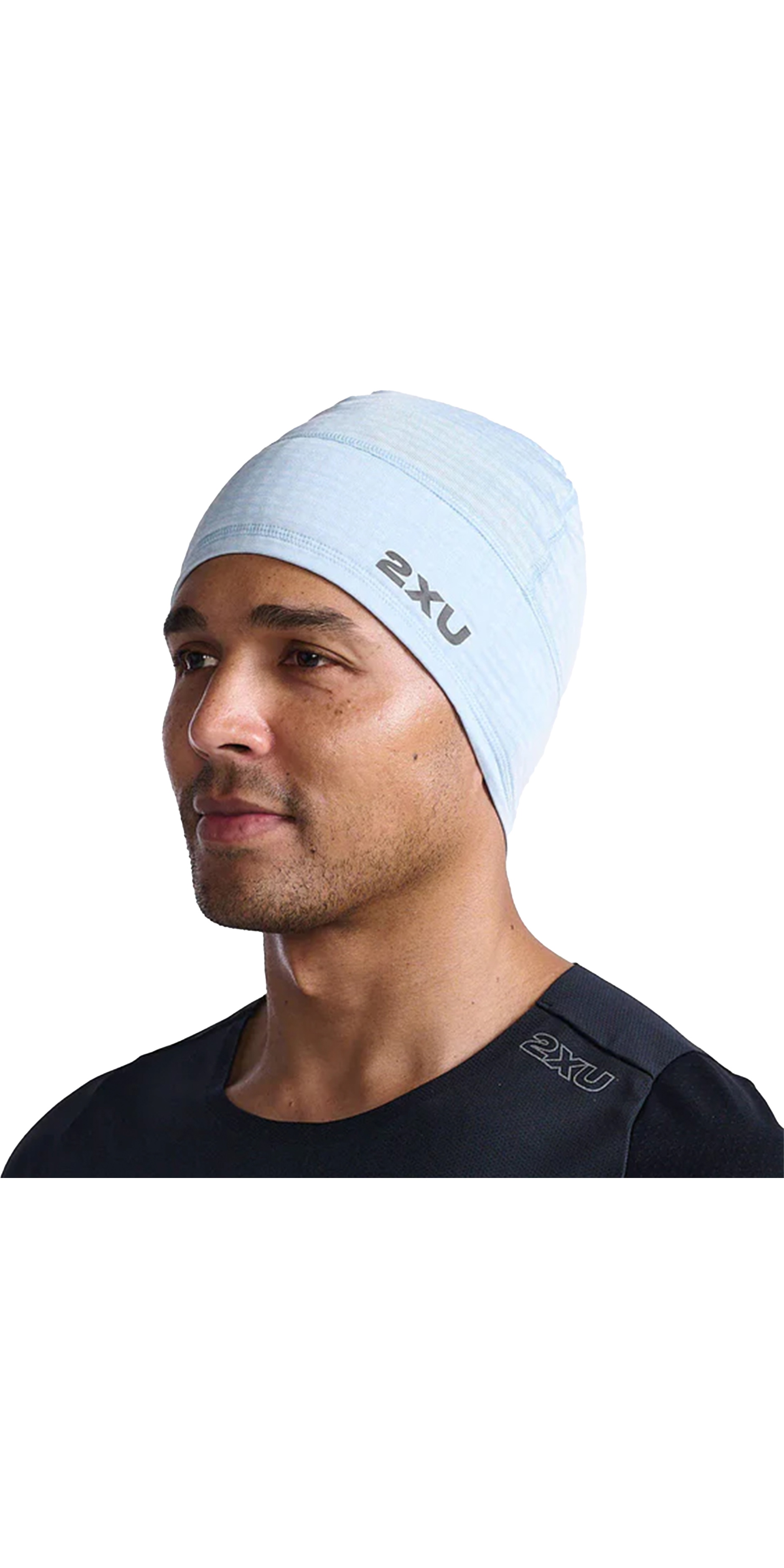 2023 2XU Ignition Beanie UQ6685f - Skyway / Black Reflective